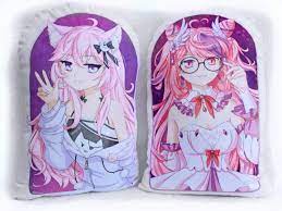 Nyanners & Ironmouse Pillow Plush Fan Art Event Aftersale - Etsy