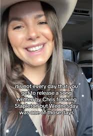 Forever grateful to @Chris Stapleton, Jessi Alexander, and @Ashley Monroe  for letting me record this one. #MyJohnWayne is out now 🤍 #newmusic  #countrymusic