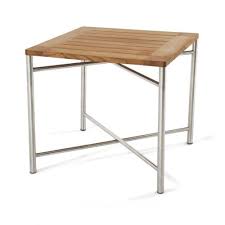 Odyssey Folding Table Teak 316l Stainless Stee Westminster Teak Teak Patio Table Westminster Teak Stainless Steel Dining Table