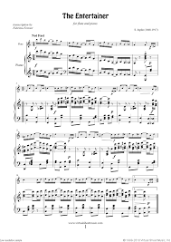 Free easy trumpet sheet music with piano accompaniment. Joplin The Entertainer Sheet Music For Flute And Piano Pdf