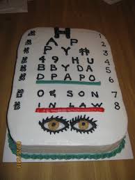 eye chart cake cakecentral com