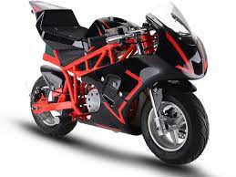 36v 500w Electric Pocket Bike Gp By Mototec Front Side View Pocket Bike Ride On Toys Dirt Bikes For Kids