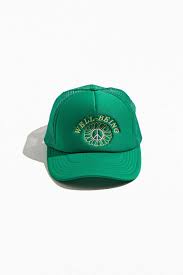 Urban Outfitters Well Being Trucker Hat In Green For Men Lyst