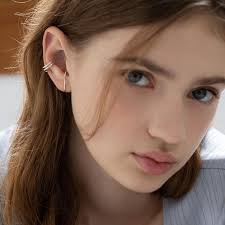 Silver Spiral Ear Cuff Earrings, Cartilage Hoop Earrings in Sterling  Silver, Helix Earrings, Everyday Simple Jewelry, Gift for Her (EC3191)