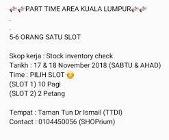 Page ini adalah ruangan untuk mencari pekerjaan di seluruh malaysia.majikan boleh post iklan mencari. Shoprium Shoprium Twitter