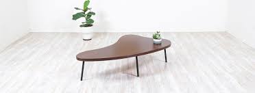 56 inches wide x 30 inches deep x 18 high. Vista Of California Free Form Coffee Table Danish Modern L A