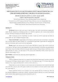 Shereen lehman, ms, is a healthcare journalist and fact checker. Pdf Knowledge And Attitudes Towards Patient S Rights Among Health Care Providers In Primary Care Health Centers In Basrah Tjprc Publication Academia Edu