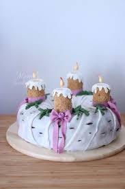 Adventszeit Mit Kranztorte Adventszeit Mit Kranztorte Kranztorte Adventskranz Kuchen Pinselbermachen Weihnachtliche Kuchen Und Torten Weihnachten Kuchen Kuchen Und Torten Rezepte