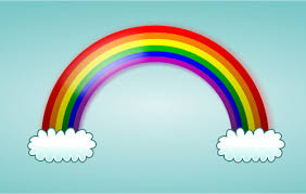 Drawing A Cartoon Rainbow Again i only drew in four, but if you want to make a real rainbow, draw in all seven. drawing a cartoon rainbow