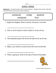 Vivid Verbs Worksheet In 2020 Verb Worksheets Teaching Verbs Past Tense Worksheet