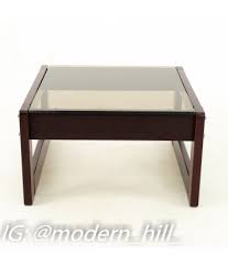 We have the best deals on mid century modern end tables so stop by and check us out first! Percival Lafer Brazilian Mid Century Rosewood And Smoked Glass Side End Tables Pair