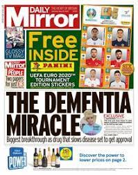 Check spelling or type a new query. Daily Mirror 2021 05 29
