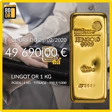 Cours Lingot Or L Or Or Ou Investir