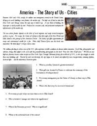 Tons of social studies worksheets for teaching students about the fifty in which state would you would find each set of cities? America The Story Of Us Cities Worksheets Teaching Resources Tpt