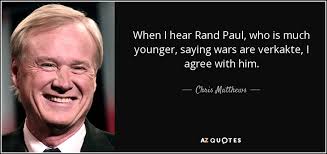 Paul rand (born peretz rosenbaum; Chris Matthews Quote When I Hear Rand Paul Who Is Much Younger Saying