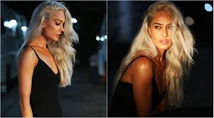 True iconmalaysian hair marvelous malaysian opulence steeped in diversity and quality. Lisa Haydon Goes Platinum Blonde Tips To Remember If You Want To Follow Suit Lifestyle News The Indian Express