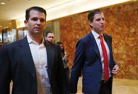 Trump claimed his net worth was, at the time of the 2016 campaign. Eric Trump Donald Trump Jr Distance Themselves From Dallas Based Nonprofit S Inauguration Party
