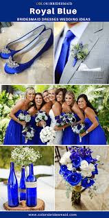 All 20 Summer Wedding Color Palettes Royal Blue Bridesmaid Dresses Blue Themed Wedding Royal Blue Bridesmaids