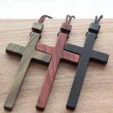 Handmade celtic cross wooden necklace irish knot cross laser engraved religious. Wooden Cross Necklace Crafts Pendant Casual Fashion Christian Wood Accessories Gift Wish