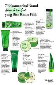 Kabuk bölümü ve jel bölümü olarak içerdiği aminoasitler, vitaminler ve birçok madde nedeniyle aloe vera, başta cilde faydası olduğu gibi kabızlığa, saç bakımına. 7 Rekomendasi Brand Aloe Vera Gel Yang Bisa Kamu Pilih Perawatan Kulit Perawatan Kulit Alami Produk Perawatan Kulit