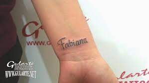 Diseño de letras de fabiana para tatuar : Cursiva Fabian Tattoo Novocom Top