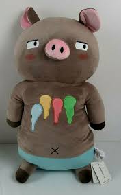 Miniso Life Standing Pig Plush Anime Cartoon Style Mr Piggy Stuffed Animal 22 Minisolife Pig Plush Monkey Stuffed Animal Pet Toys