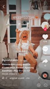 Bloxburg Cute Blonde Hair Roblox Pictures Roblox