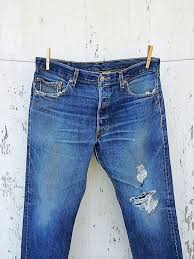 Calça Jeans Masculina Levi S 501 Original Azul Vintage Levis 501 Jeans 34 Waist Boyfriend Distressed Faded Levi 39 S 80s 90s Levi Grunge