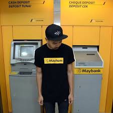 I've deposited the cheque many times this way. Mayhem Maybank Mens Tshirts Mens Tops Corporate Logo