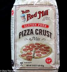 Follow the directions for pizza crust on the back of the bag. Bob S Red Mill Pizza Crust Recipe Product Review Bob S Red Mill Gluten Free Pizza Crust This Mi In 2021 Gluten Free Pizza Crust Pizza Crust Recipe Pizza Crust