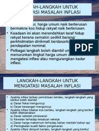 Melaksanakan pengurusan kewangan secara cekap, ekonomik dan berkesan. Langkah Mengatasi Masalah Inflasi