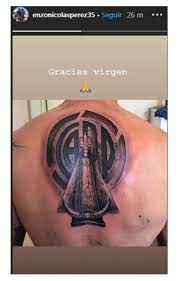 El impresionante tattoo de enzo pérez. Enzo Perez Lleva A River En La Piel 24con