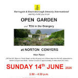 Open garden at Norton Conyers with tea in the Orangery
