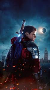 Black And Blue Movie Poster Hd Louis George Serkis In The Kid Who Would Be King 4k Ultra Hd Mobile Wallpaper Movie Wallpapers Black Actors New Movies