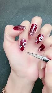 Simple Nails Art Design Video Tutorials Compilation Part 145 In 2020 Simple Nail Art Designs Nail Art Designs Videos Nail Art Designs