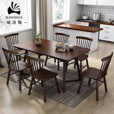 A single person can extend the table and there's plenty of room for chairs since the legs are always located at the corners of the table. North American Dark Walnut Living Room Furniture High Quality Dining Table Home Furniture Modern Buy Dining Table Set Solid Wood Dining Table Dining Table Set Modern Product On Alibaba Com