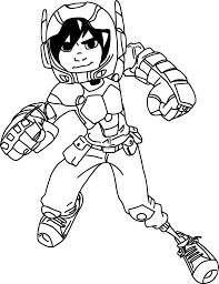 Awesome Big Hero 6 Characters Hiro Hamada Stay Coloring Page Big Hero 6 Characters Big Hero 6 Batman Coloring Pages