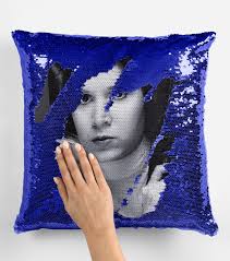 Carrie Fisher Sequin Pillow Cover, Celebrity Sequin Pillowcase, Beautiful  Carrie Fisher Flip Sequin Pillow Case Gifts, Pillow Cushion Gift