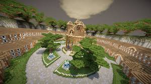 (.mcworld) tap to import to minecraft. Free Minecraft Hub Lobby Spawn 100x100