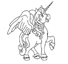 They have great magical powers. Unicorn With Wings Coloring Page Coloringcrew Com