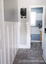 White wainscoting works equally well with black walls. Wainscoting Rustic Shabby Chic Wainscoting Foyer Board And Batten Wainscoting Staircase Floor Color Faux Wainscoting Wainscoting Panels Dining Room Wainscoting