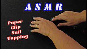 Asmr Tapping With Paper Clip Nails Hand Movements No Talking Paper Clip Asmr Movement