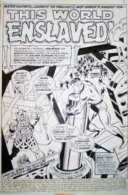 Fantastic Four 123 Splash Page Comic Art Splash Page Comic Art Mister Fantastic