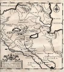 Map Of The Lost Garden Of Eden C 1775 Map Old World Maps Ancient Maps