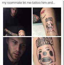 Check spelling or type a new query. Elijah Daniel On Twitter The Time My Roommate Let Me Give Him A Tattoo Https T Co Ngv3vnc9l8