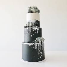 Black And Silver Wedding Cake Ideas Whipped Cake Co Black White Silver I Loved This Theme Featuring Silver Hand Paint Black And White Wedding Cake White Wedding Cakes White Birthday Cakes