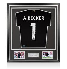 New and used items, cars, real estate, jobs, services, vacation rentals and more virtually anywhere liverpool shirt season 2018/2019. Alisson Becker Back Signed Liverpool 2019 20 Goalkeeper Shirt In Classic Frame Ebay