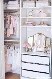 Schranksystem aus den ikea produkten kallax und malm. Ikea Pax Hack How To Customize A Small Closet With The Pax System The Pink Dream Kleiderschrank Kinderzimmer Schlafzimmer Schrank Ikea Pax Kinderzimmer