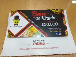 ◘ ¿quieres invertir en bonos? Bonos De Regalo Picture Of Mar Peruano Cali Tripadvisor