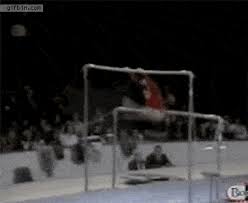 17 Gymnasts Who Totally Nailed It Gymnastics Funny Gif Gymnastics Fails